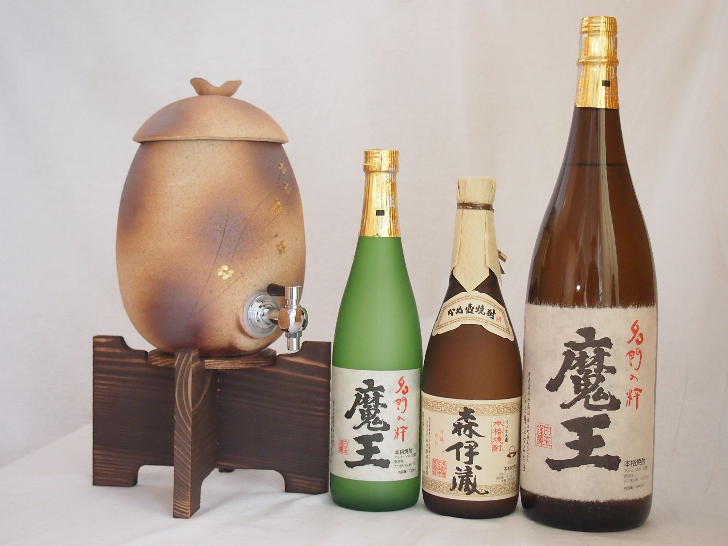 最高 信楽焼 明山窯 焼酎サーバー 火色金小紋 2200ｃｃ 滋賀県 芋焼酎3