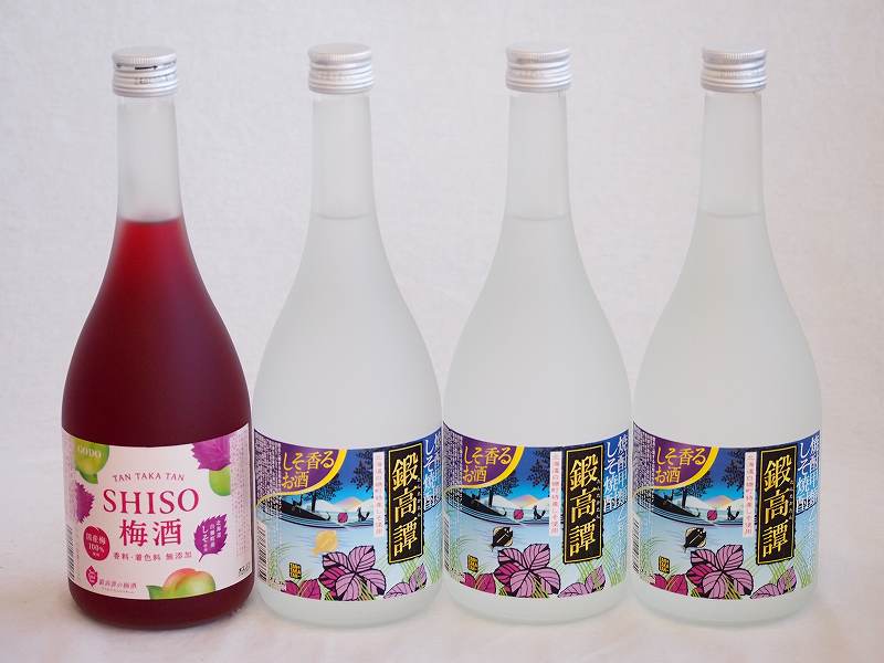 しそ焼酎鍛高譚・ SHISO梅酒 12本セット Amazon.co.jp: 【梅酒】 TAN TAKA TAN SHISO 鍛高譚 しそ 梅酒
