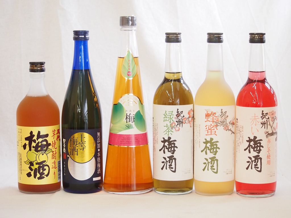 本物品質の スペシャル梅酒6本セット 芋焼酎仕込五代梅酒 鹿児島 手作り梅酒 宮崎県 赤しそ赤い梅酒 和歌山 芳醇ブランデー仕立チョーヤ梅酒 無添加上等梅酒 鹿児島 緑茶梅酒 和歌山 7ml 6本 品質検査済 Www Purpleforparents Us