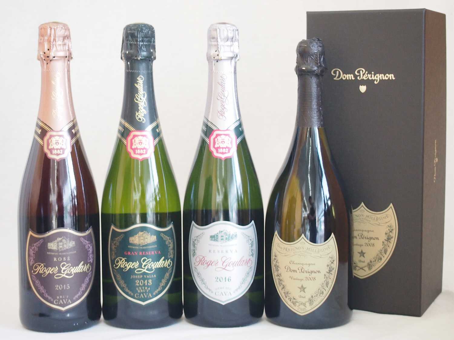 正規ドンペリ白とシャンモリワイン 樽熟カベルネ フルボディ 赤ワインシャンモリワイン720ｍｌ 山梨県産樽熟成100％マスカットベリーA  赤ワイン750ml 3本セット 飲み比べセット
