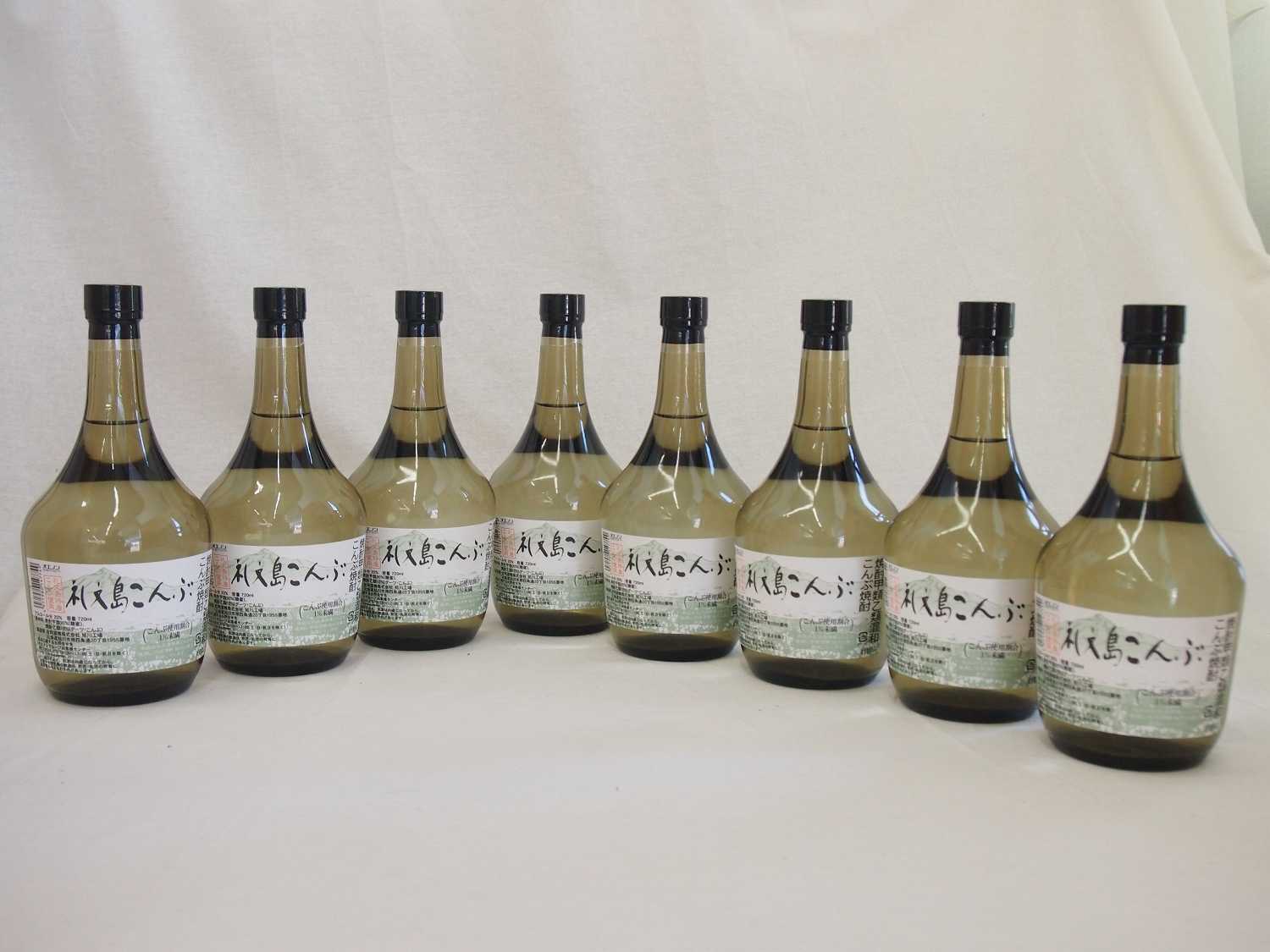【最大2000円オフクーポン10日1:59迄】8本セット合同酒精　こんぶ礼文島焼酎　720ml×8本［北海道］
