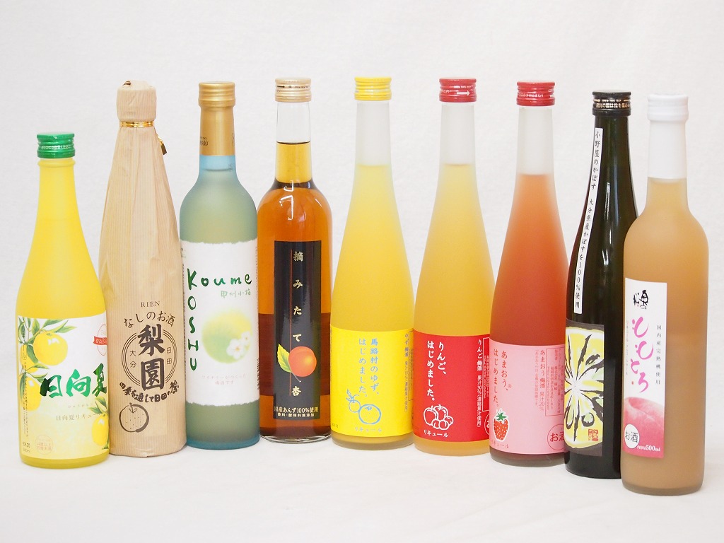 楽天市場】一度飲んでみたかった果物のお酒10本セット ヨーグルト梅酒×日向夏×梨園×梅ワイン×杏×ゆず梅酒×りんご梅酒×あまおう梅酒×かぼす×ももとろ  500ml×9本 720ml : 贈り物本舗じざけや