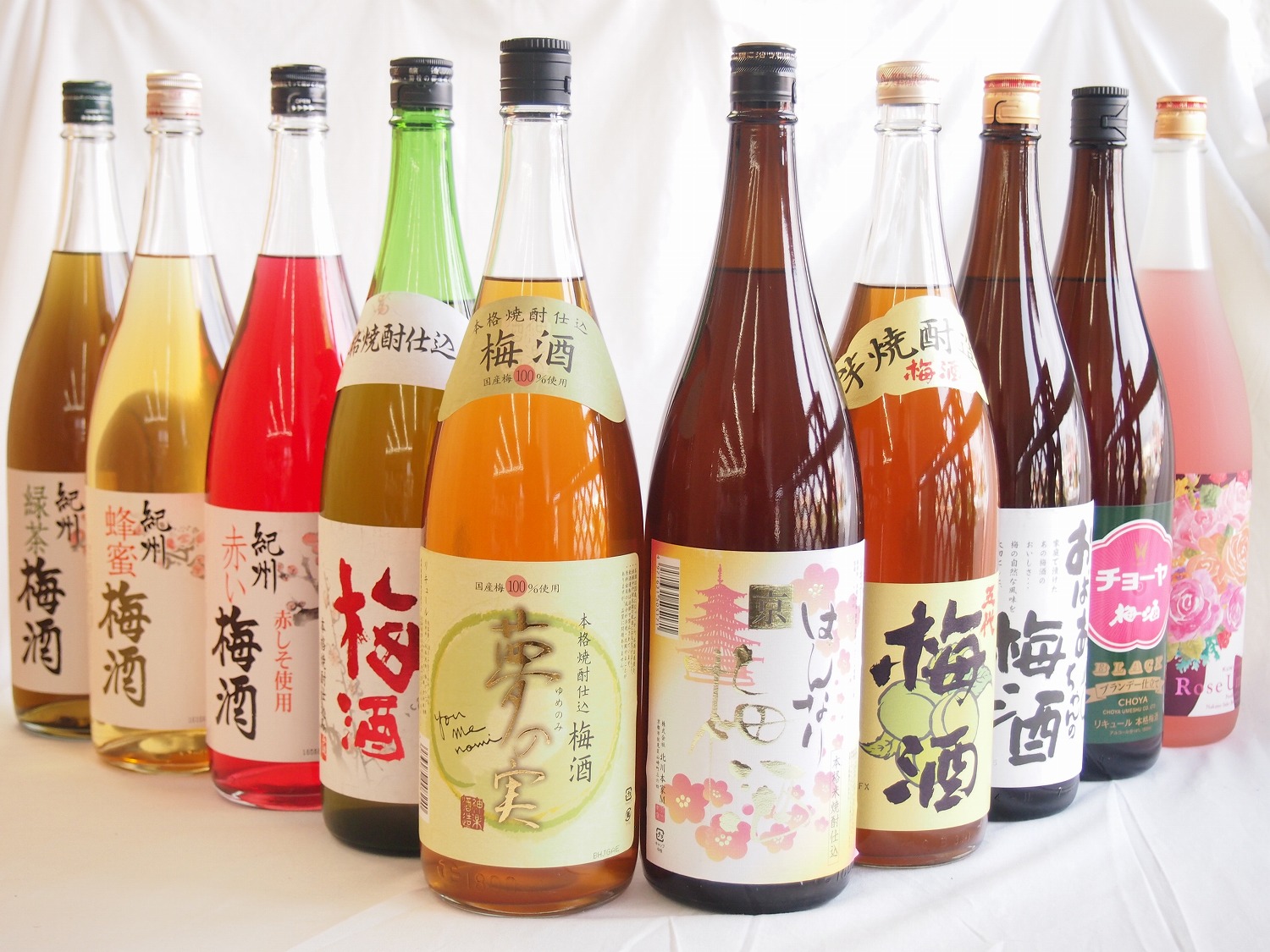 信濃様専用 飲み比べ大量入荷！サントリー梅酒6本さくらグッズ店頭