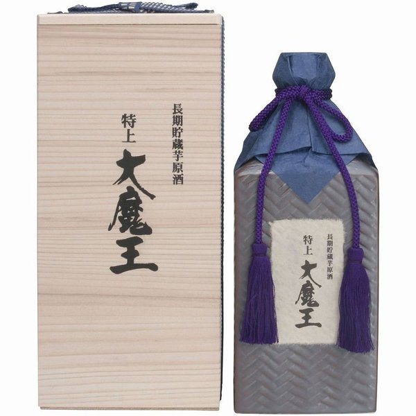 【最大2000円オフクーポン10日1:59迄】3本セット 特上大魔王 薩摩本格芋焼酎 長期貯蔵芋原酒 36度 ギフト桐箱入り 濱田酒造 600ml×3本