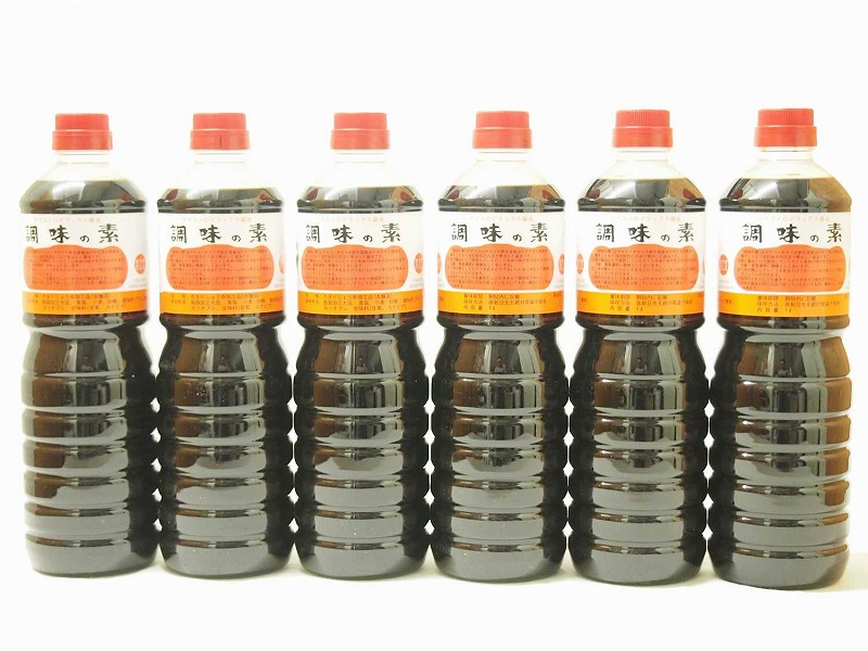 【最大2000円オフクーポン10日1:59迄】調味の素カツオだし入 ヤマコノのデラックス醤油 味噌平醸造(岐阜県)ペット 1000ml×7