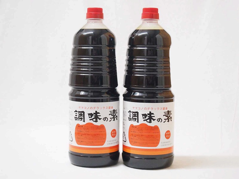 10％OFF 調味の素 ヤマコノ デラックス醤油 １．８Ｌ 手付きペット 味噌平醸造 materialworldblog.com