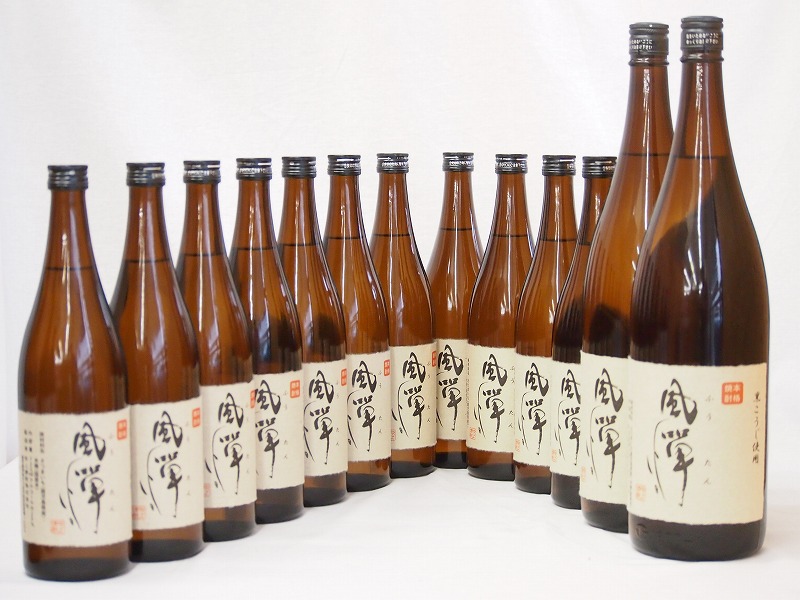【最大2000円オフクーポン10日1:59迄】風憚ふうたん13本セット 吹上酒造謹製 本格芋焼酎(鹿児島県) 720ml×11　1800ml×2