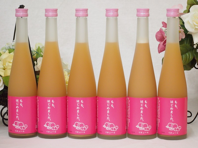 篠崎 桃梅酒もも、はじめました（福岡県）500ml×6本