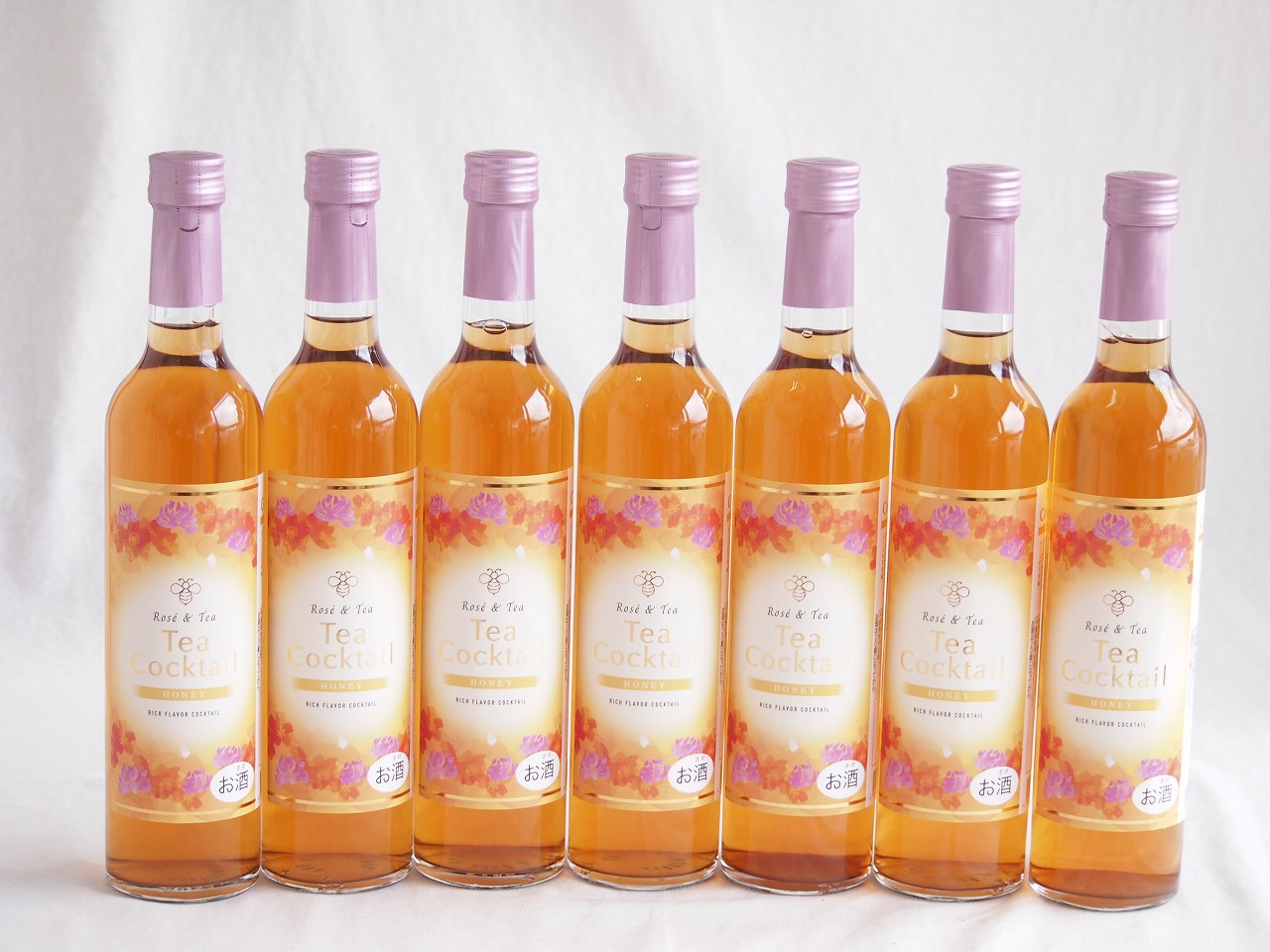 【最大2000円オフクーポン26日1:59迄】7本セット(ティーカクテル ハニー(山梨県)) 500ml&times;7本｜贈り物本舗じざけや