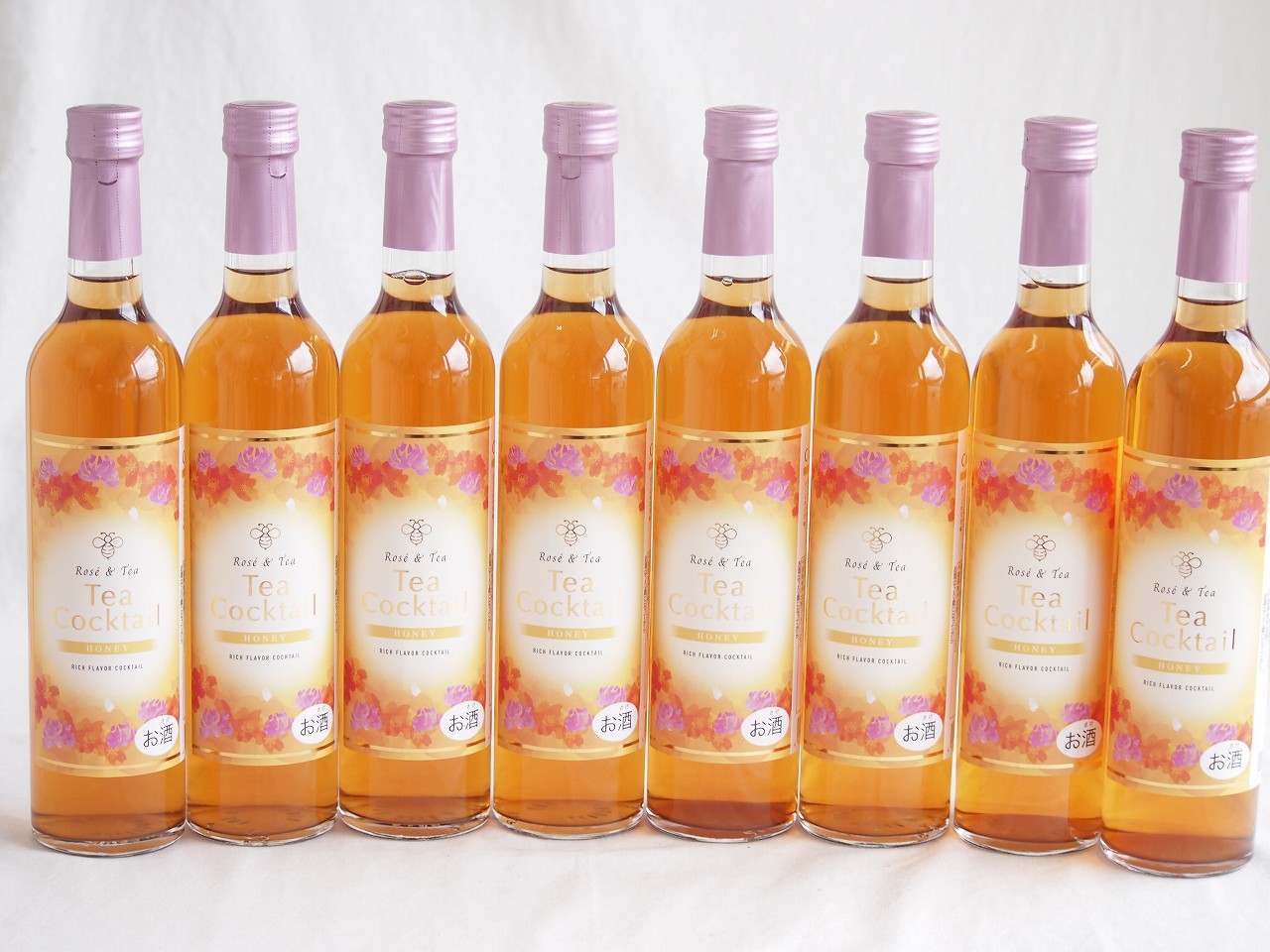 【最大2000円オフクーポン26日1:59迄】8本セット(ティーカクテル ハニー(山梨県)) 500ml×8本|贈り物本舗じざけや