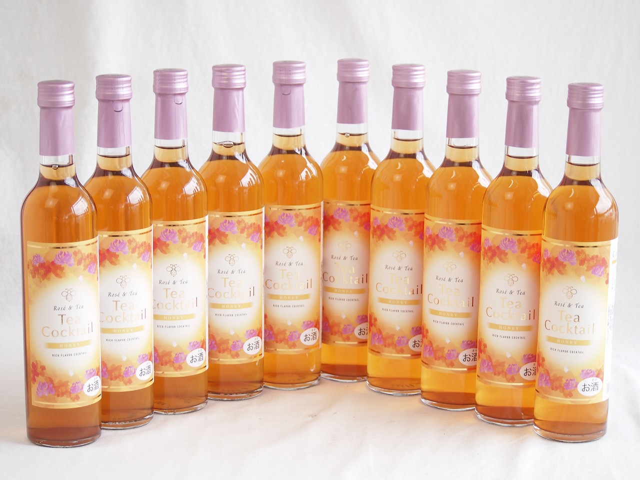 【最大2000円オフクーポン26日1:59迄】10本セット(ティーカクテル ハニー(山梨県)) 500ml×10本|贈り物本舗じざけや