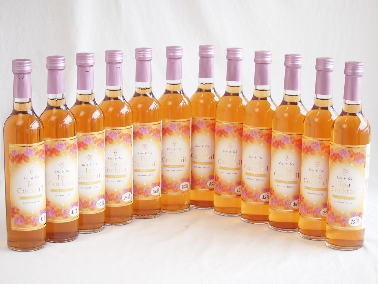 12本セット(ティーカクテル ハニー(山梨県)) 500ml&times;12本｜贈り物本舗じざけや