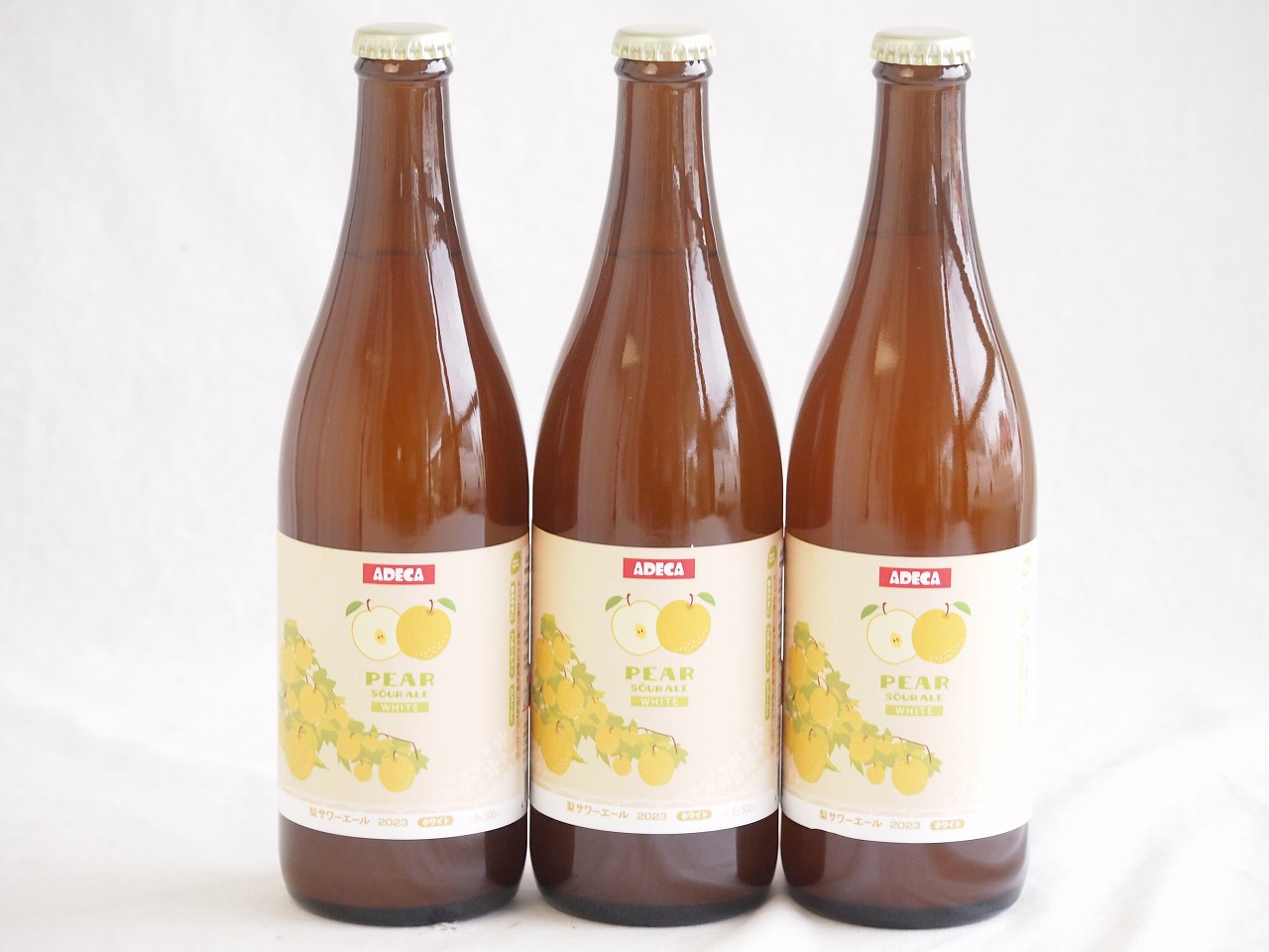 【最大2000円オフクーポン17日1:59迄】3本セット(梨サワーエール ホワイト(千葉県)) 500ml×3本
