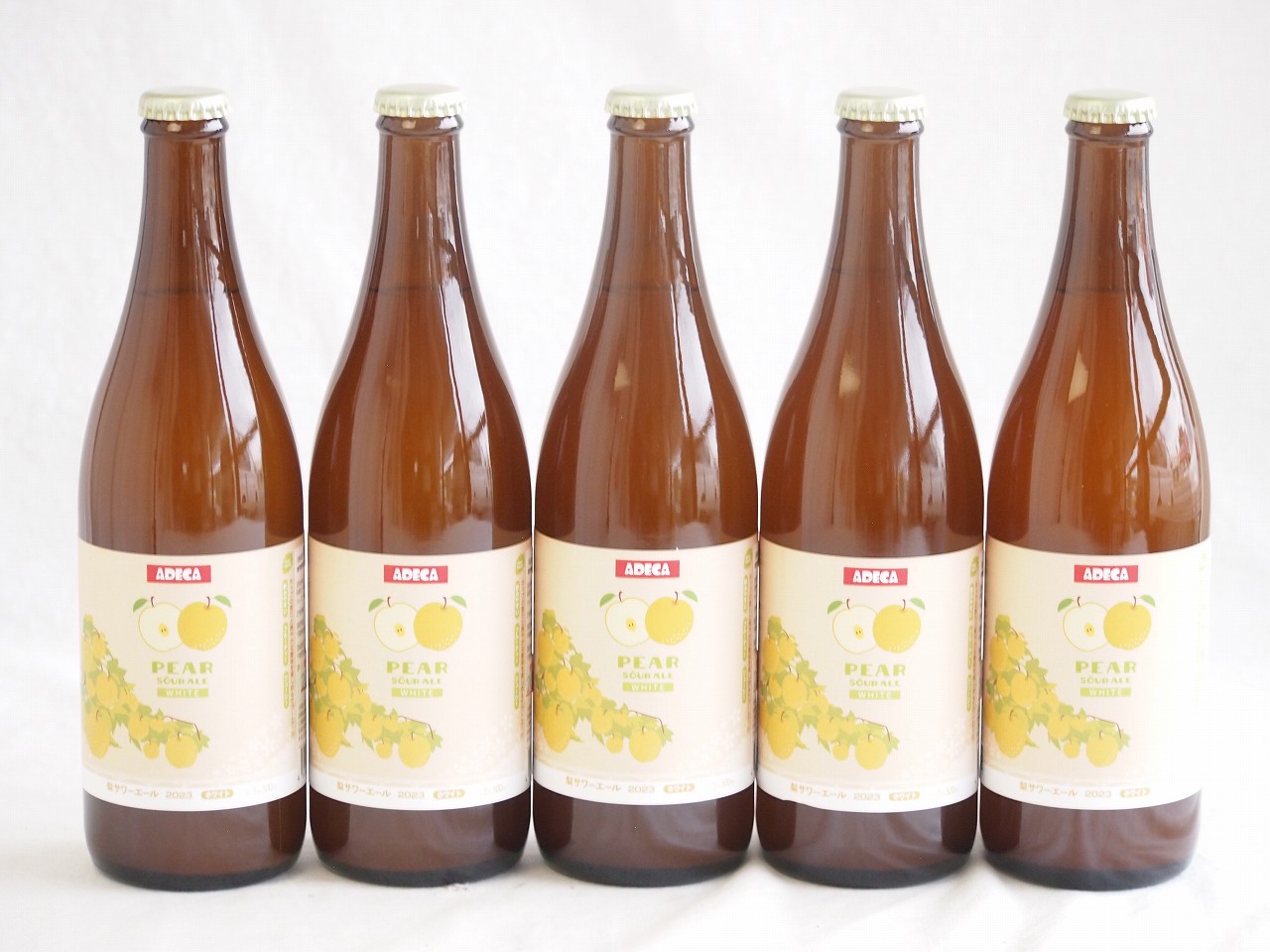 【最大2000円オフクーポン26日1:59迄】5本セット(梨サワーエール ホワイト(千葉県)) 500ml&times;5本｜贈り物本舗じざけや