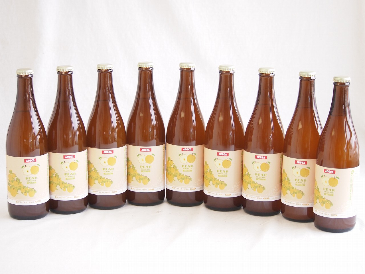 【最大2000円オフクーポン26日1:59迄】9本セット(梨サワーエール ホワイト(千葉県)) 500ml×9本|贈り物本舗じざけや