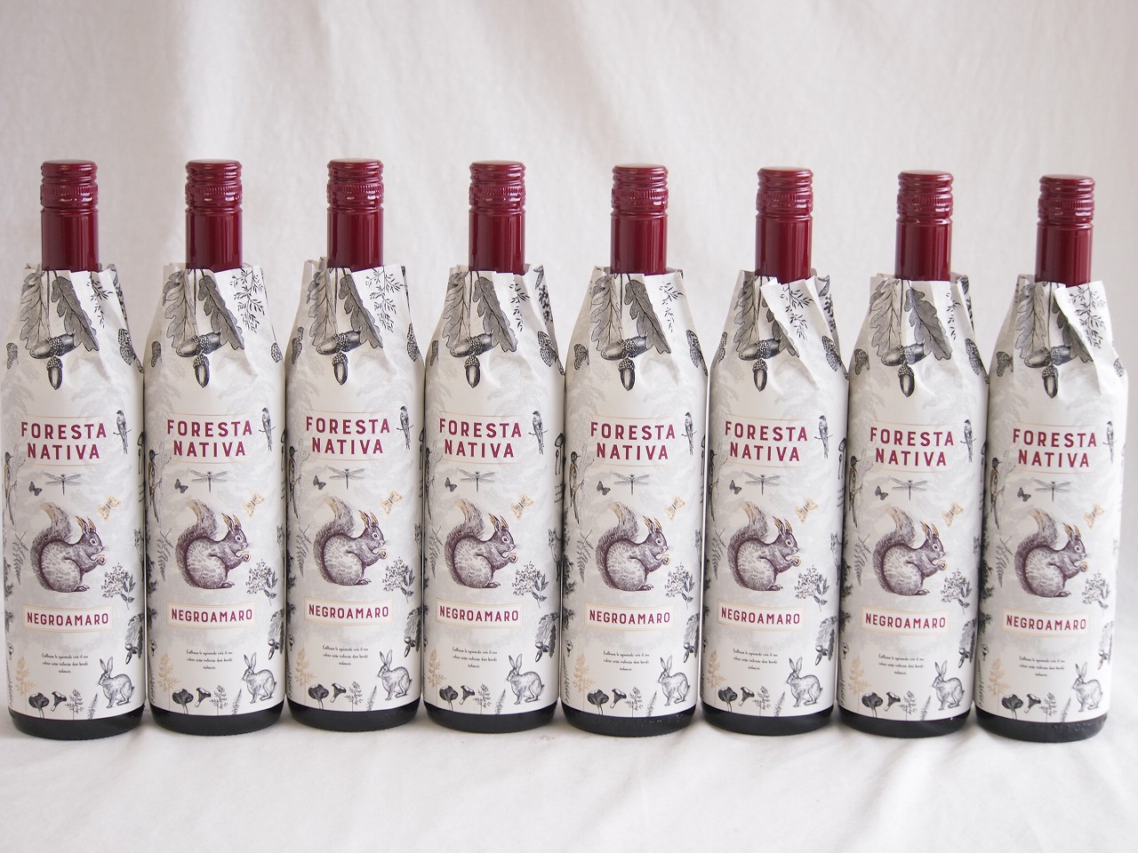 8本セット(イタリア赤ワイン フォレスタ ナティヴァ ネグロアマーロ) 750ml×8本