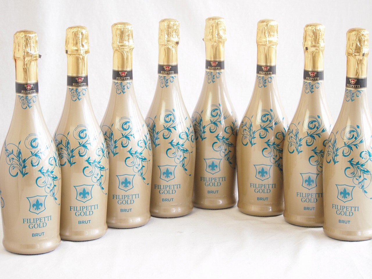 8本セット(フィリペッティ ゴールド・ブリュット イタリアスパークリング 白ワイン) 750ml×8本