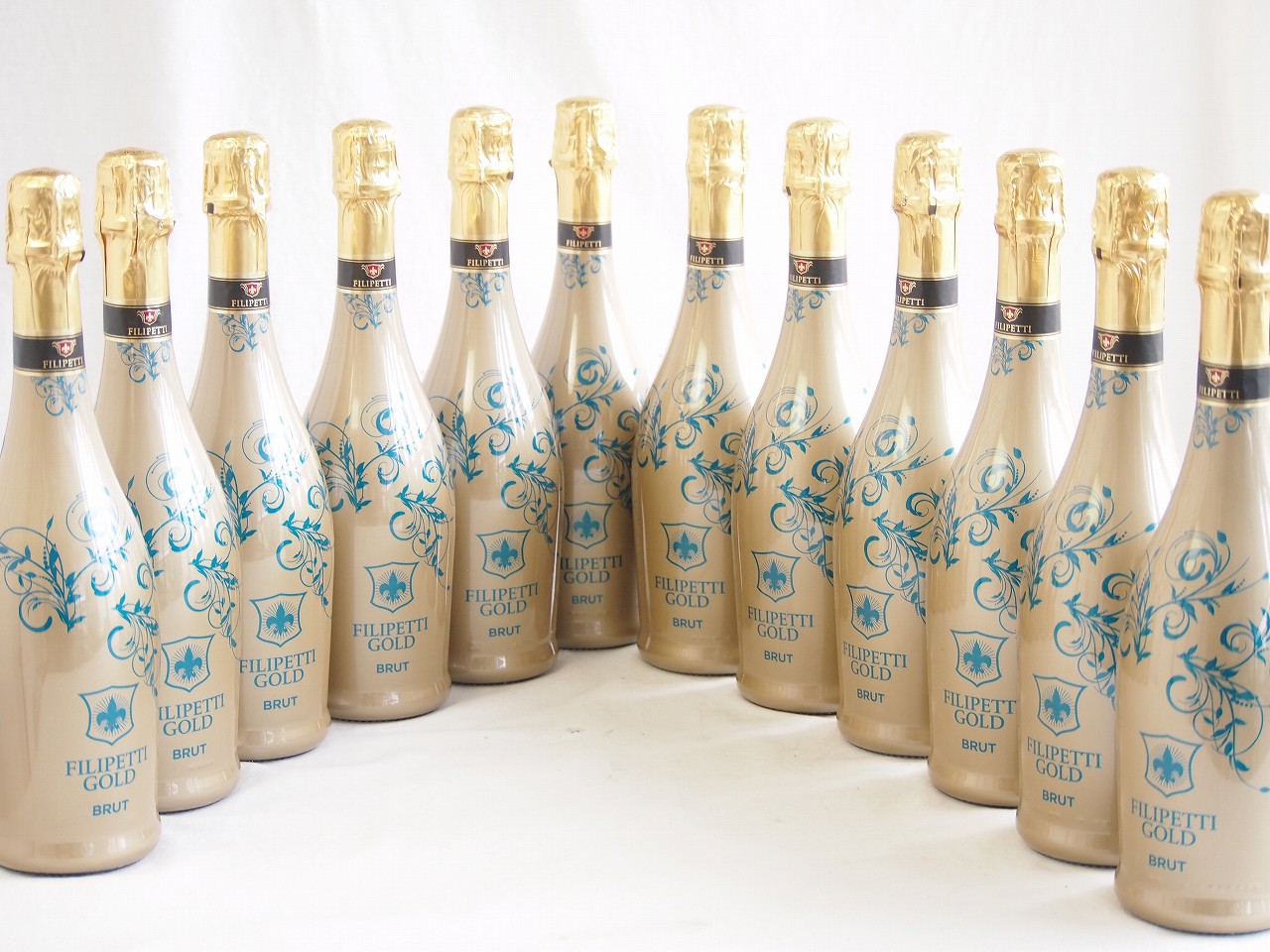 12本セット(フィリペッティ ゴールド・ブリュット イタリアスパークリング 白ワイン) 750ml×12本