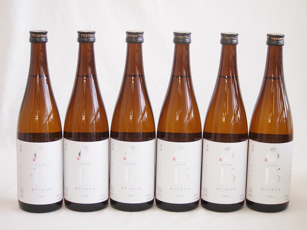 6本セット(柏露 プラス15 超辛口純米酒（新潟県）) 720ml×6本