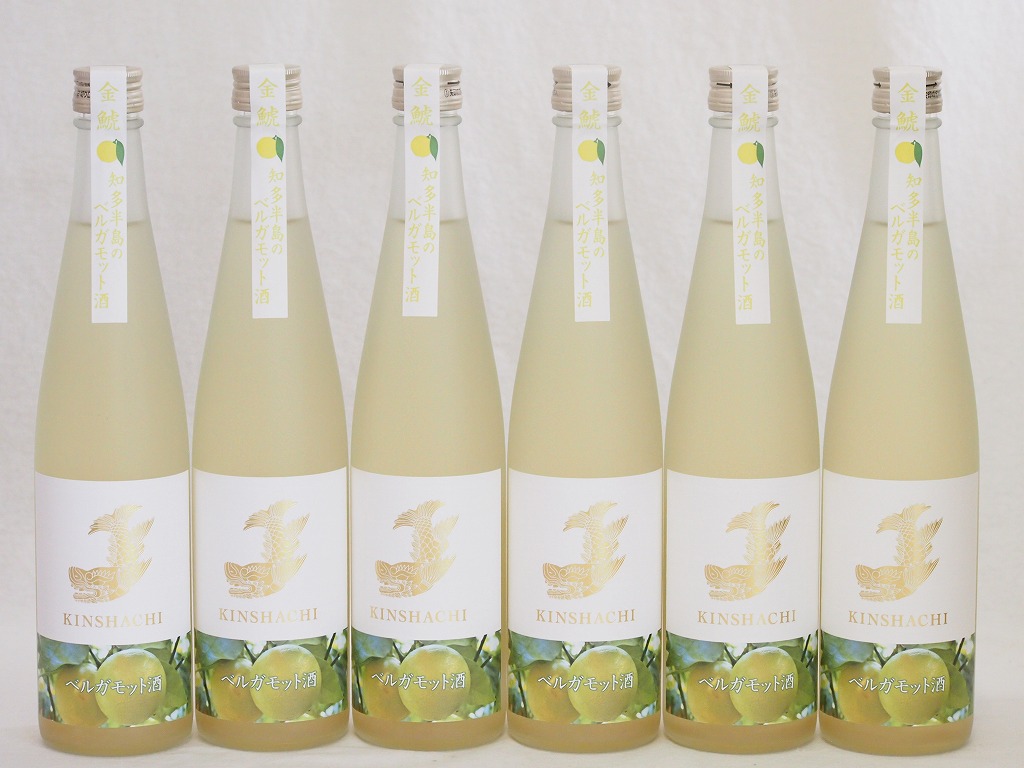 【最大2000円オフクーポン10日1:59迄】6本セット(金鯱日本酒ブレンド 知多半島のベルガモットオレンジ酒(愛知県)) 500ml×6本