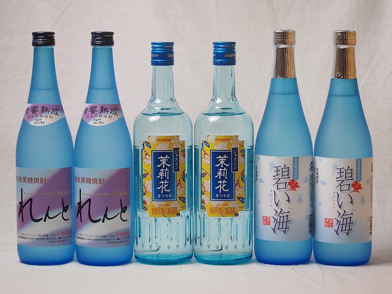 Amazon.co.jp: 黒糖焼酎6本セット 黒麹仕込み 甕壺三年貯蔵海亀