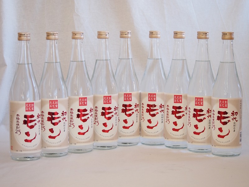 本格米焼酎 初代百助の妻 モン 井上酒造(大分県)720ml×9本