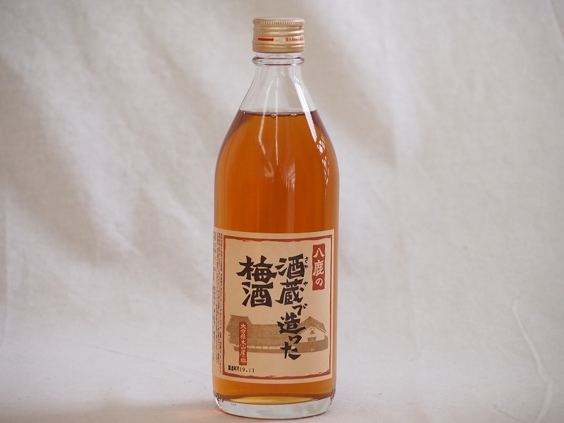 楽天市場】大分県大山産の梅 八鹿の蔵元で造った梅酒(大分県)500ml×1本：贈り物本舗じざけや