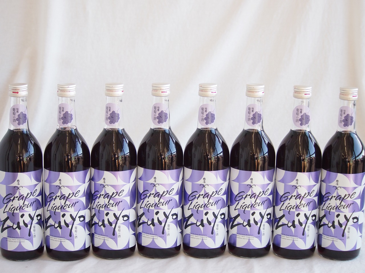 【最大2000円オフクーポン10日1:59迄】8本セット(瑞鷹 葡萄の酒10度(熊本県)) 720ml×8本