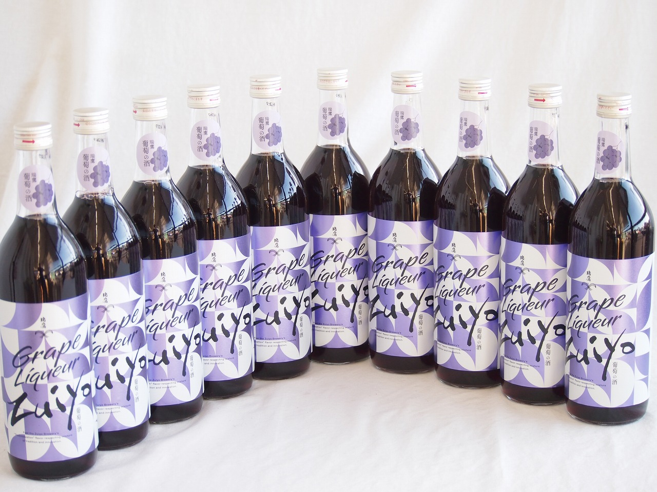 【最大2000円オフクーポン10日1:59迄】10本セット(瑞鷹 葡萄の酒10度(熊本県)) 720ml×10本