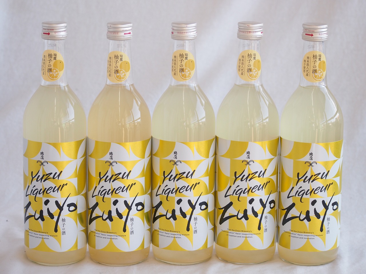 【最大2000円オフクーポン26日1:59迄】5本セット(瑞鷹 柚子の酒10度(熊本県)) 720ml&times;5本｜贈り物本舗じざけや