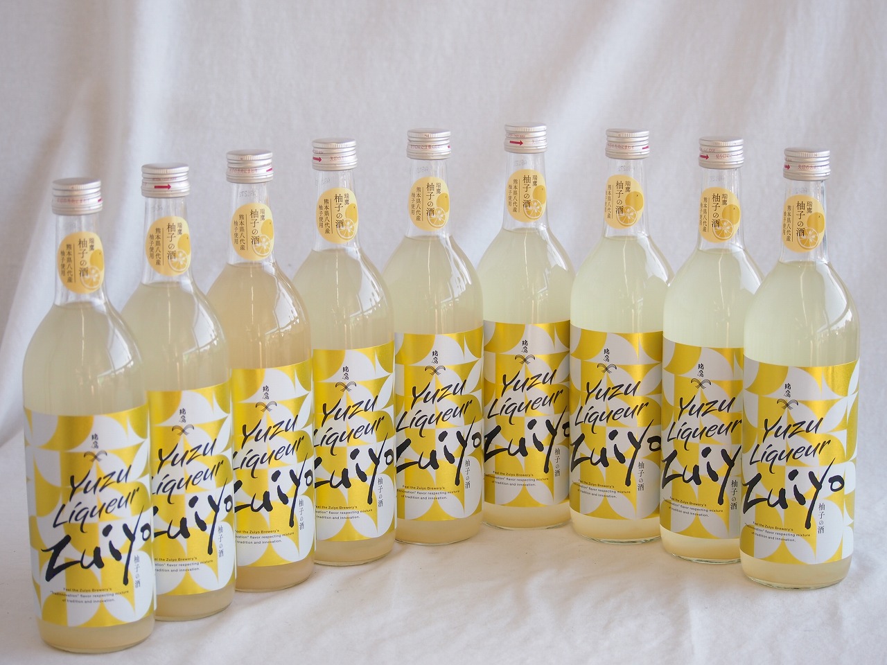 【最大2000円オフクーポン10日1:59迄】9本セット(瑞鷹 柚子の酒10度(熊本県)) 720ml×9本