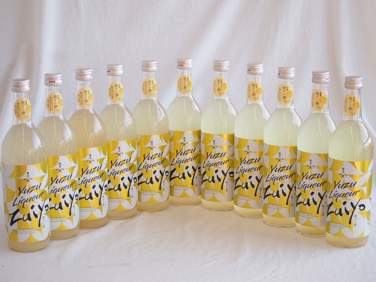 【最大2000円オフクーポン10日1:59迄】11本セット(瑞鷹 柚子の酒10度(熊本県)) 720ml×11本