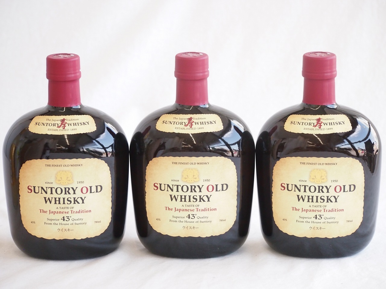 楽天市場】【3本セット送料無料】サントリー ウイスキー オールド 43度