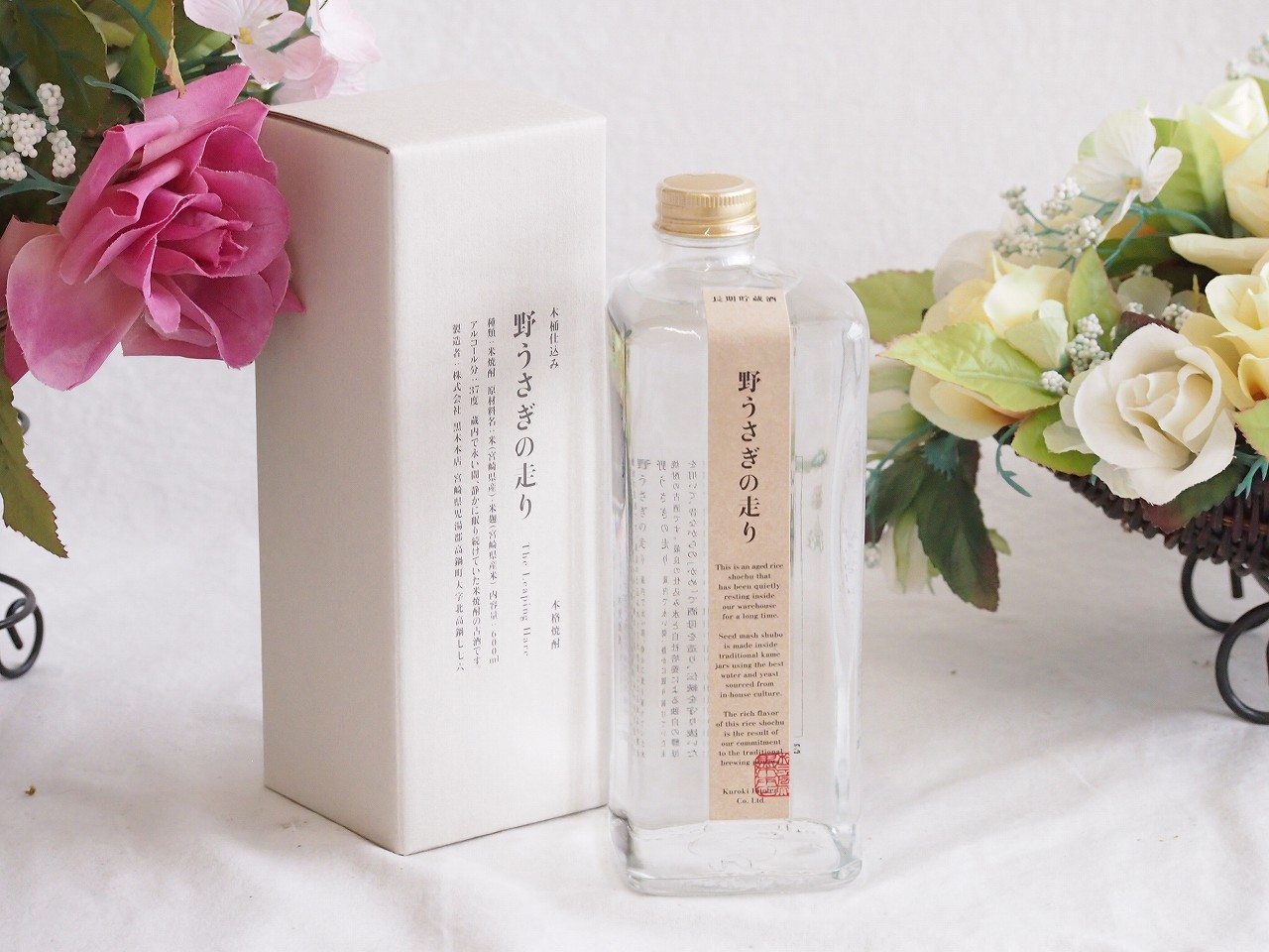 野うさぎの走り 37度　木桶仕込み　600ml 6本セット　焼酎 Amazon.co.jp: 黒木本店 米焼酎 野うさぎの走り 37度 600ml
