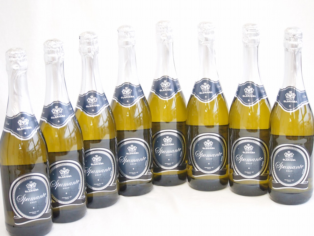 8本セット(ロッカ グロリオサ ヴィノ スプマンテ ブリュット シャンパン スパークリング(イタリア) ) 750ml×8本 6,286円