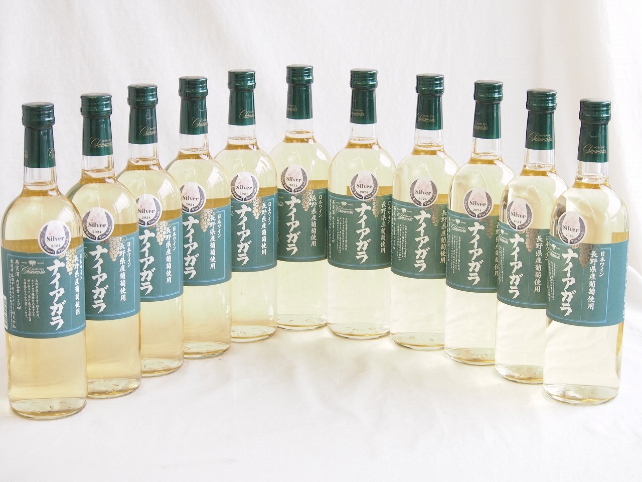 11本セット(長野県産葡萄ナイアガラ 白ワイン) 720ml×11本