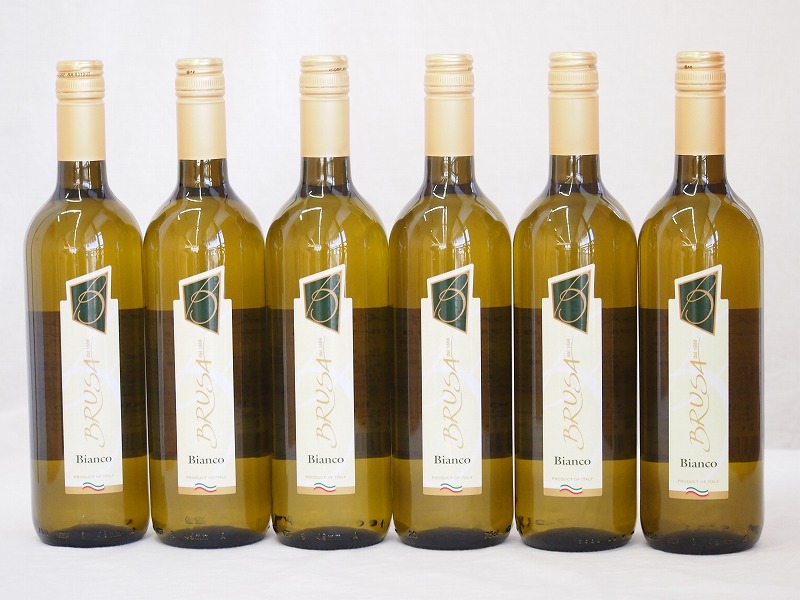 【最大2000円オフクーポン10日1:59迄】イタリア白ワイン チェヴィコ　ブルーサ ビアンコ 750ml×6