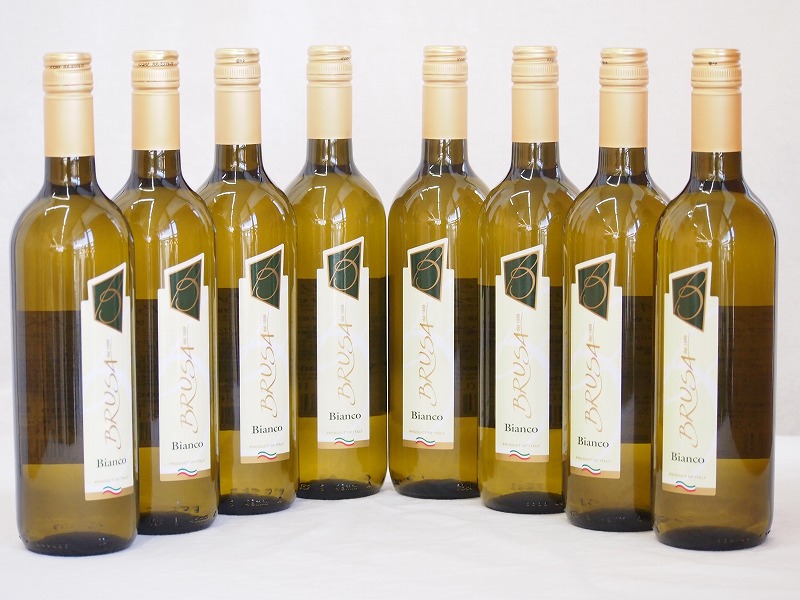 【最大2000円オフクーポン10日1:59迄】イタリア白ワイン チェヴィコ　ブルーサ ビアンコ 750ml×8