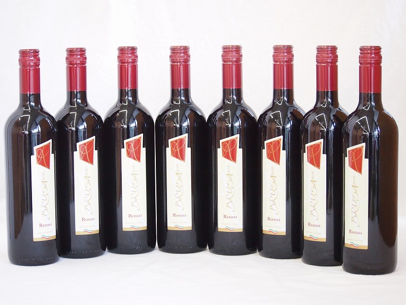 【最大2000円オフクーポン10日1:59迄】イタリア赤ワイン チェヴィコ　ブルーサ ロッソ 750ml×8