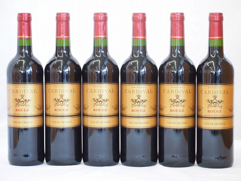 【最大2000円オフクーポン10日1:59迄】フランス赤ワイン カルディヴァル ・ルージュ 750ml×6