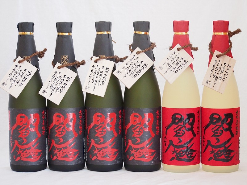 コンビニ受取対応商品 最大00円オフクーポン16日1 59迄 麦焼酎閻魔セット 全量麹仕込4本 樽熟成2本 老松酒造 大分県 7ml 6本 贈り物本舗じざけやw 人気満点 E Compostela Gob Mx