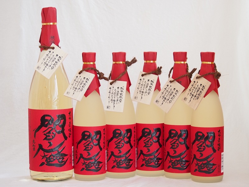 最先端 楽天市場 麦焼酎閻魔セット 老松酒造 大分県 7ml 5本 1800ml 1本