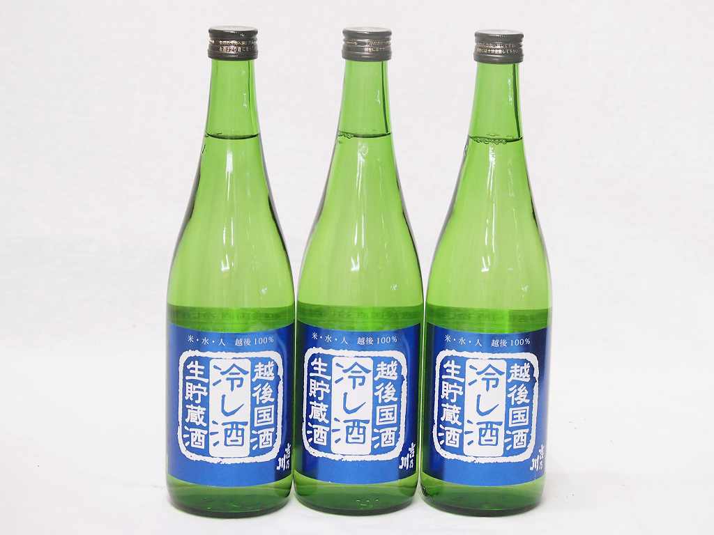 【最大2000円オフクーポン10日1:59迄】3本セット(新潟県産冷し酒 吉乃川 越後国酒 生貯蔵酒14%(新潟県)) 720ml×3本 4,844円