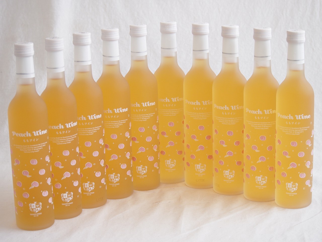 10本セット(フルーツももワイン 高畠ワイナリーalco7度(山形県)) 500ml×10本