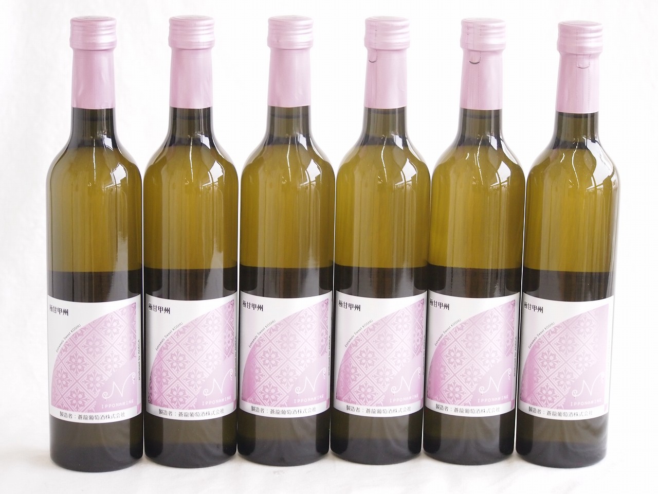6本セット(極甘の誘惑 日本ワイン極甘甲州 alco10度(山梨県)) 500ml×6本