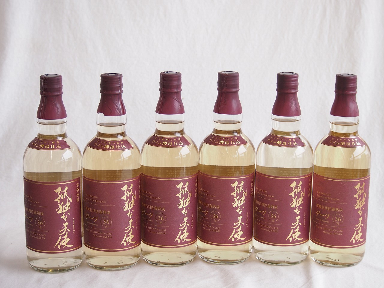 【最大2000円オフクーポン10日1:59迄】6本セット(デーツ(なつめやしの実)ワイン酵母仕込本格焼酎 孤独な天使alco36度(宮崎県)) 720ml×6本
