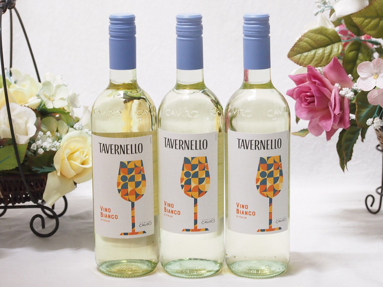 【最大2000円オフクーポン10日1:59迄】12本セット(イタリア白ワイン タヴェルネッロ ビアンコ) 750ml×12本