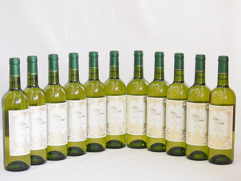 【最大2000円オフクーポン26日1:59迄】11本セット(フランス白ワイン サンディヴァン ブラン) 750ml&times;11本｜贈り物本舗じざけや