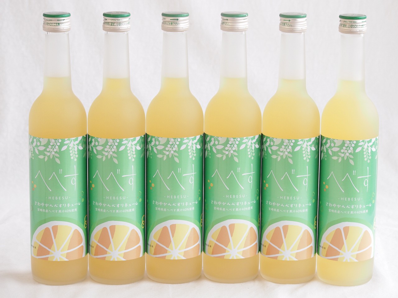 6本セット(さわやかへべすリキュール 14％ 井上酒造(宮崎県)) 500ml×6本