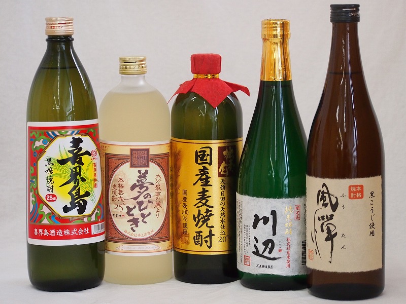 【贈り物限定Ｌ３】 【限定品】 焼酎５本セット720ml×５本飲み比べギフトセット 福袋